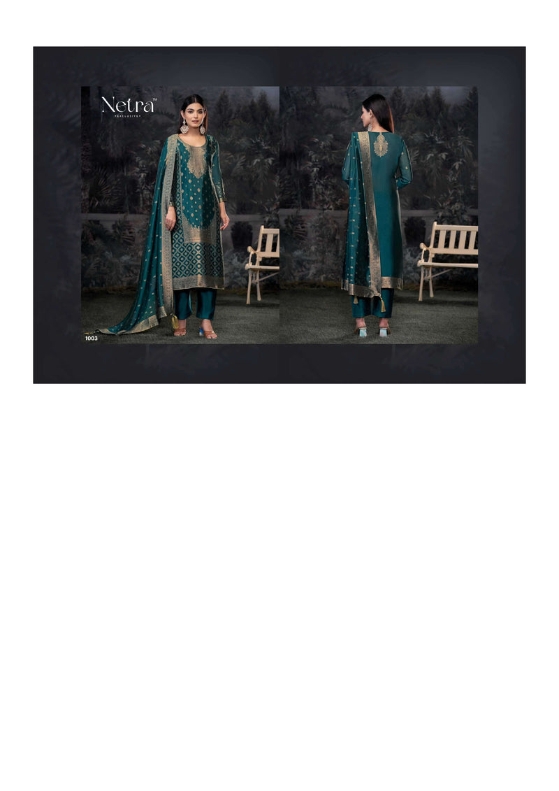 Netra Raag Pure Silk Wedding Wear Salwar Suit Collection