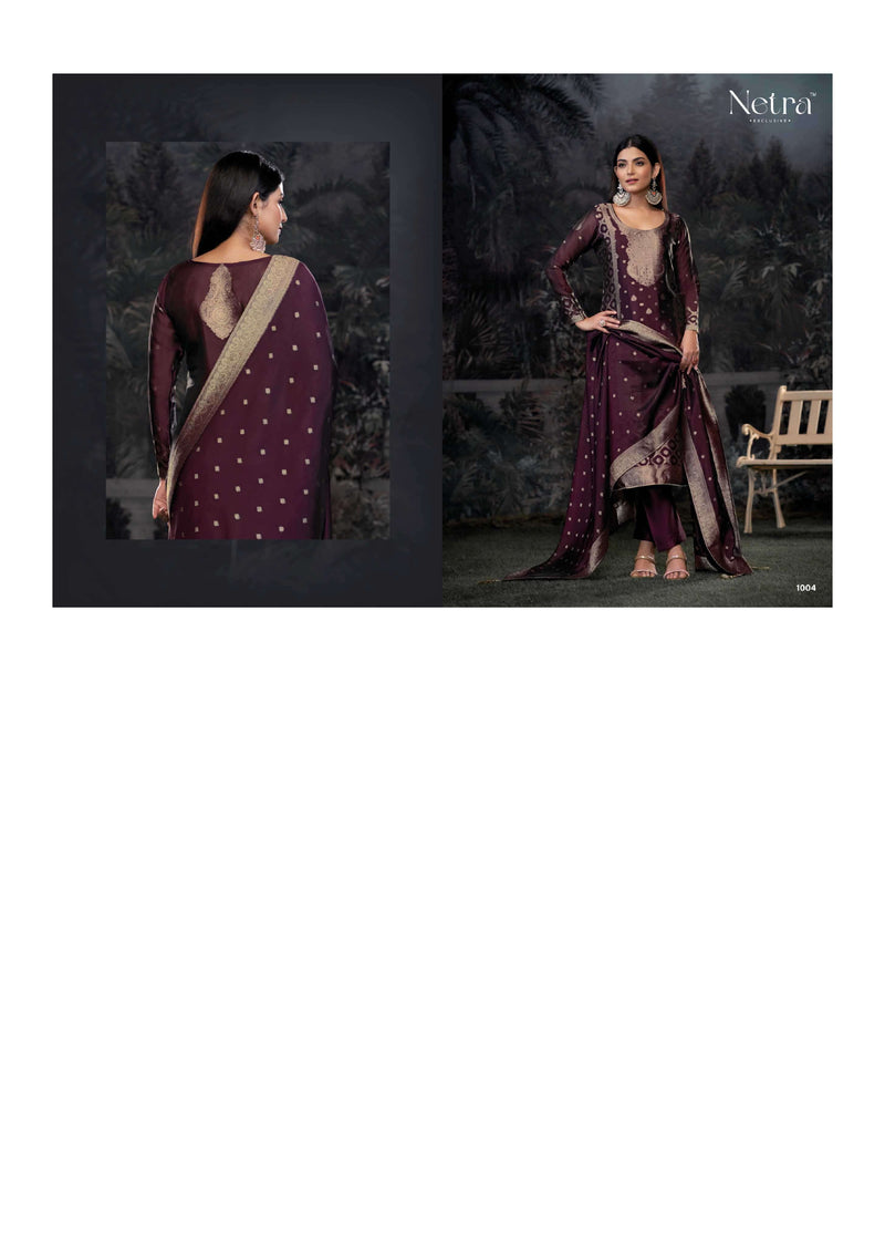 Netra Raag Pure Silk Wedding Wear Salwar Suit Collection