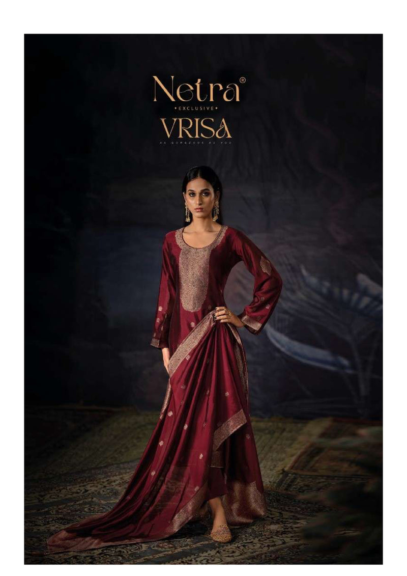 Netra Vrisa Muslin Jacquard Festiv Wear Salwar Suit