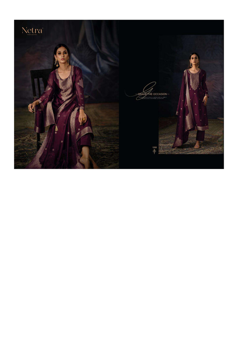 Netra Vrisa Muslin Jacquard Festiv Wear Salwar Suit