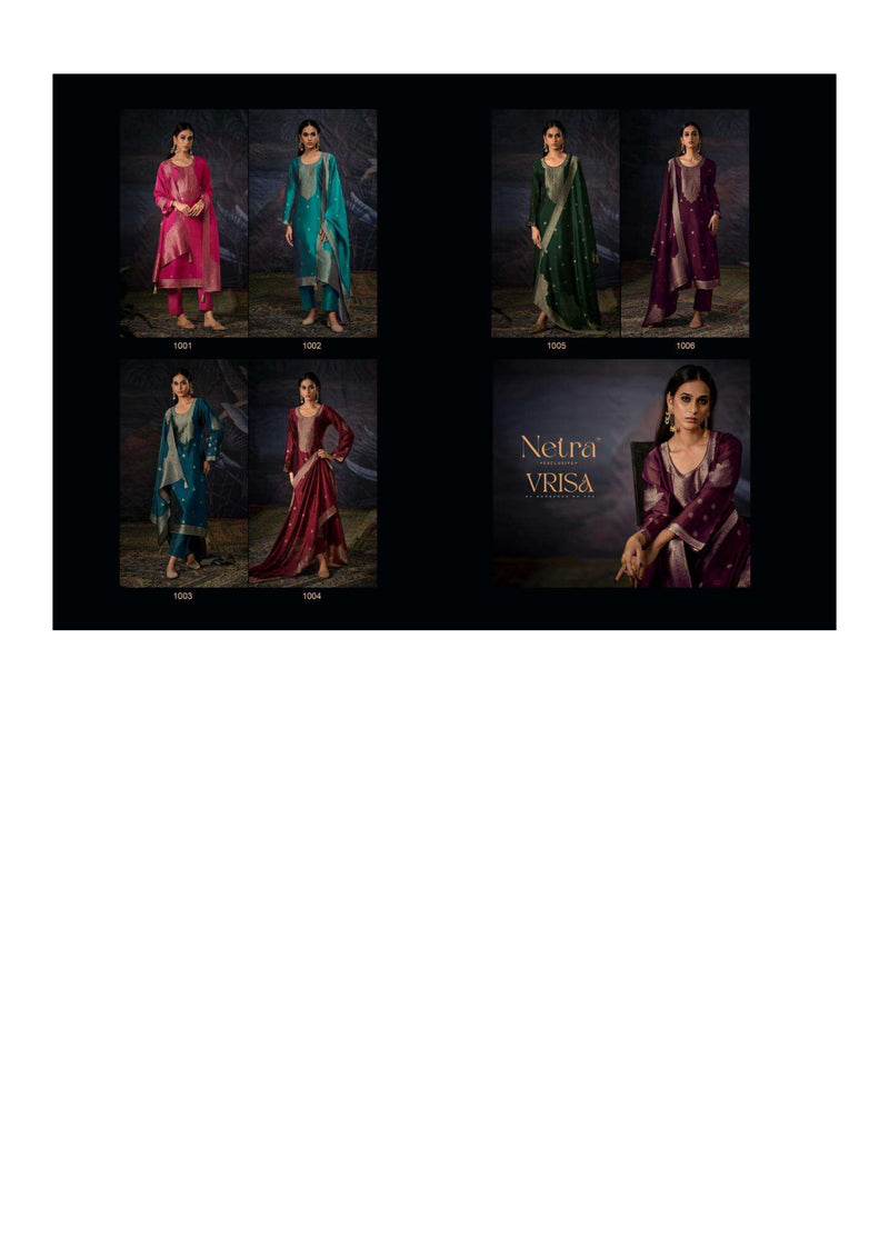 Netra Vrisa Muslin Jacquard Festiv Wear Salwar Suit