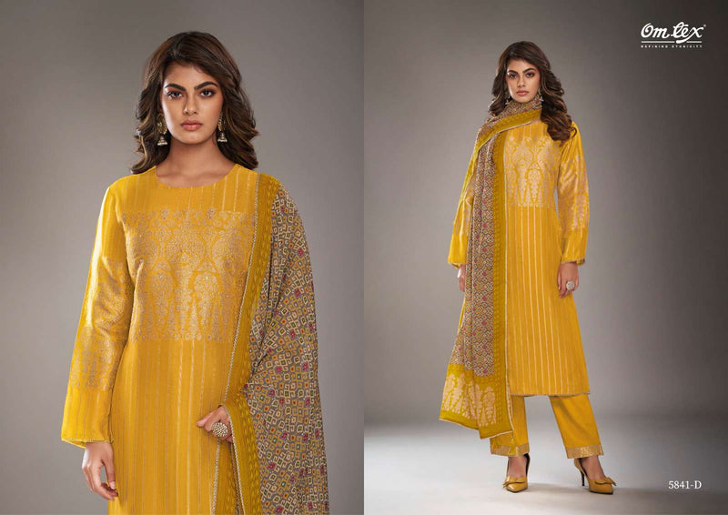 Omtex Eleanoi Silk Jacquard Designer Festiv Wear Suit