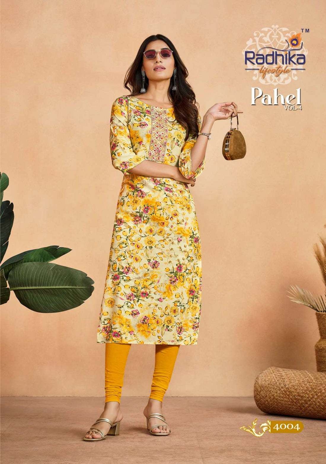 Pahel Vol 4 By Radhika Lifestyle Fancy Rayon Print Stitch Kurtis Onlin