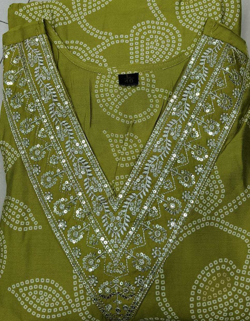 P R Clothing 2127 Muslin Zari Embroidery Work Casual Wear Suit