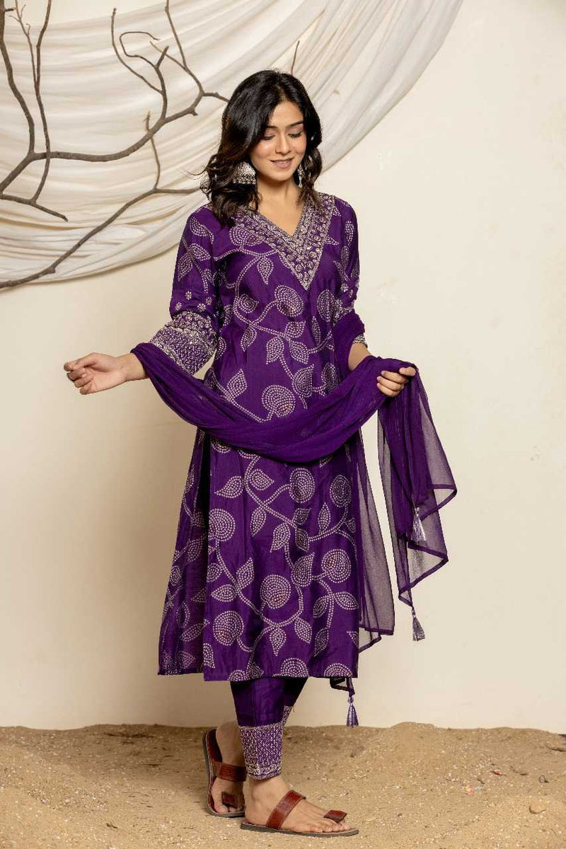 P R Clothing 2127 Muslin Zari Embroidery Work Casual Wear Suit