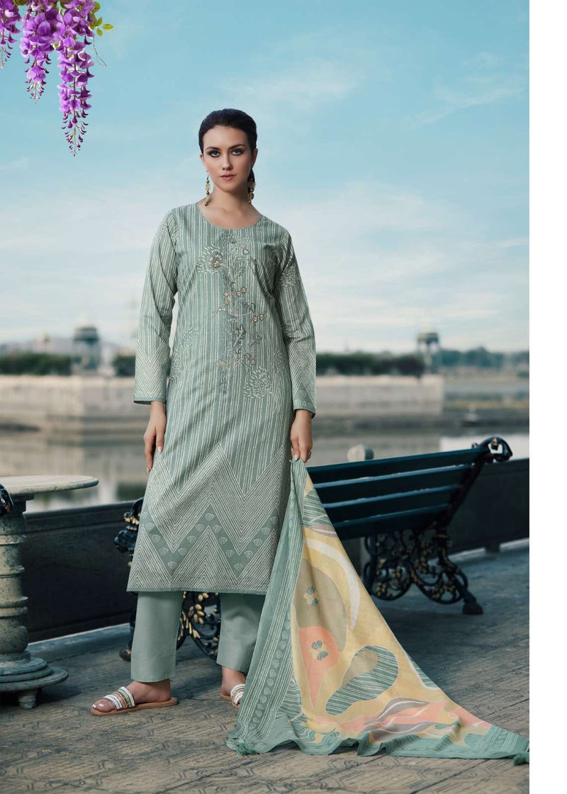 Prm Trendz Noor Ul Ain Lawn Cotton Fancy Salwar Suit