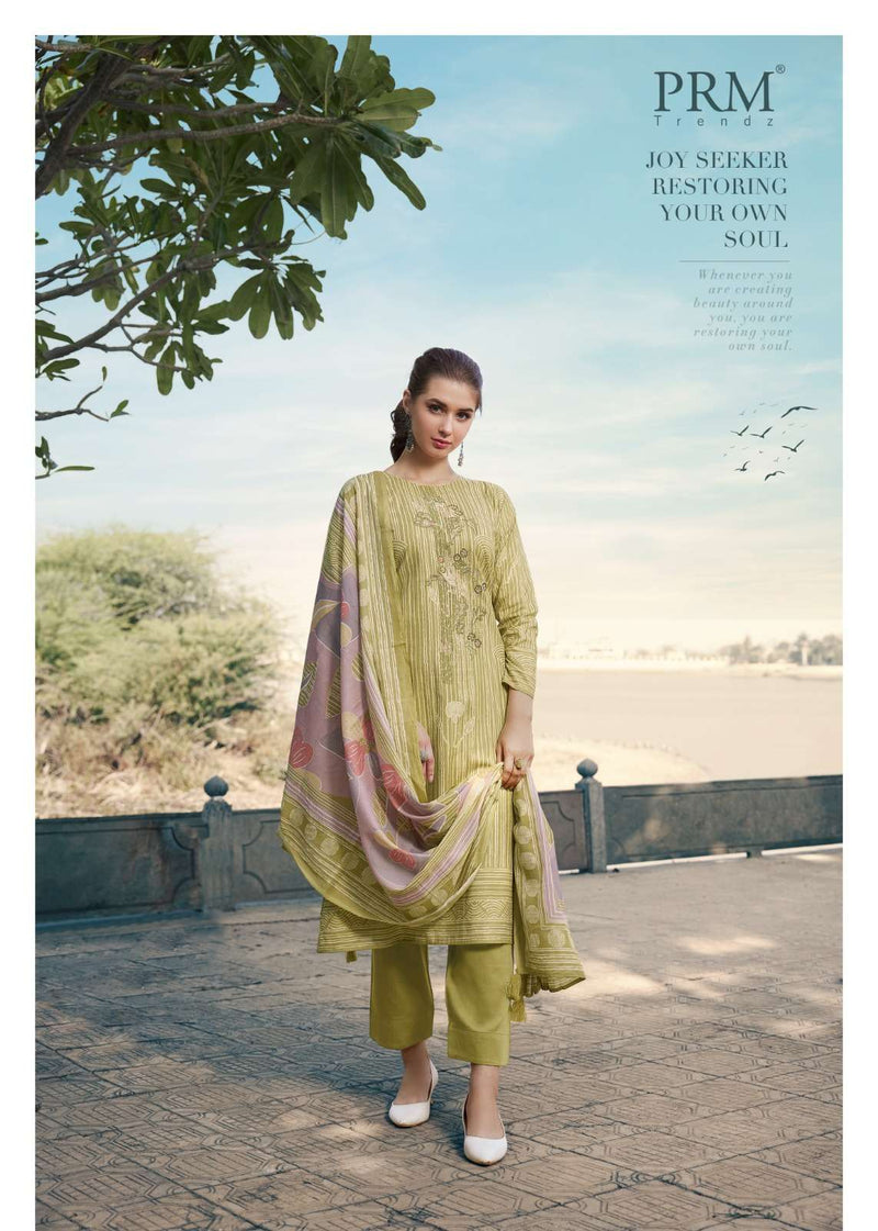 Prm Trendz Noor Ul Ain Lawn Cotton Fancy Salwar Suit