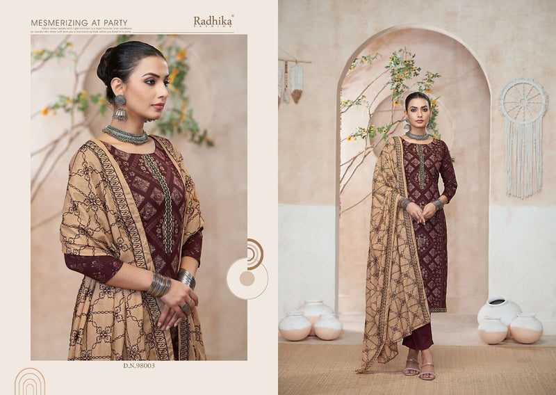 Radhika Fashion Black Berry Vol 14 Cotton Fancy Daily Wear Salwar Suit