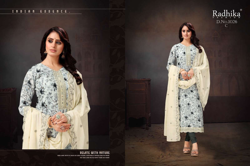 Radhika Fashion Ruhani Cotton Designer Print Fancy Salwar Suit