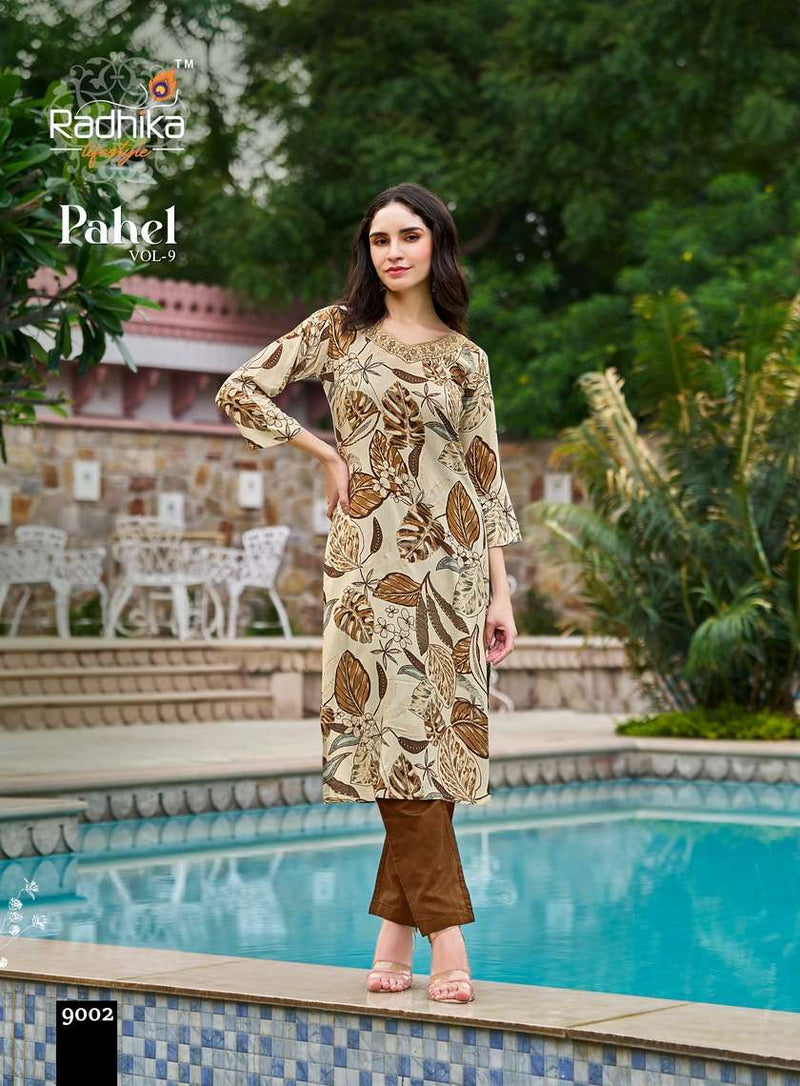 Radhika Lifestyle Pahel Vol 8 Rayon Print Daily Wear Kurti