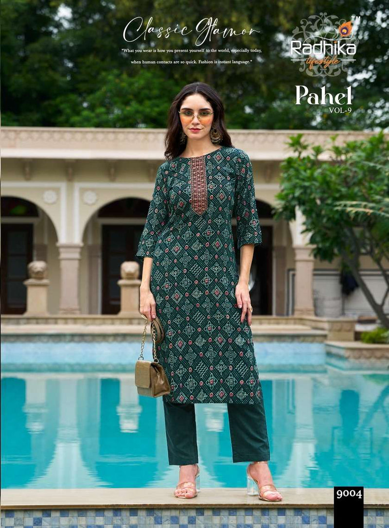 Radhika Lifestyle Pahel Vol 8 Rayon Print Daily Wear Kurti