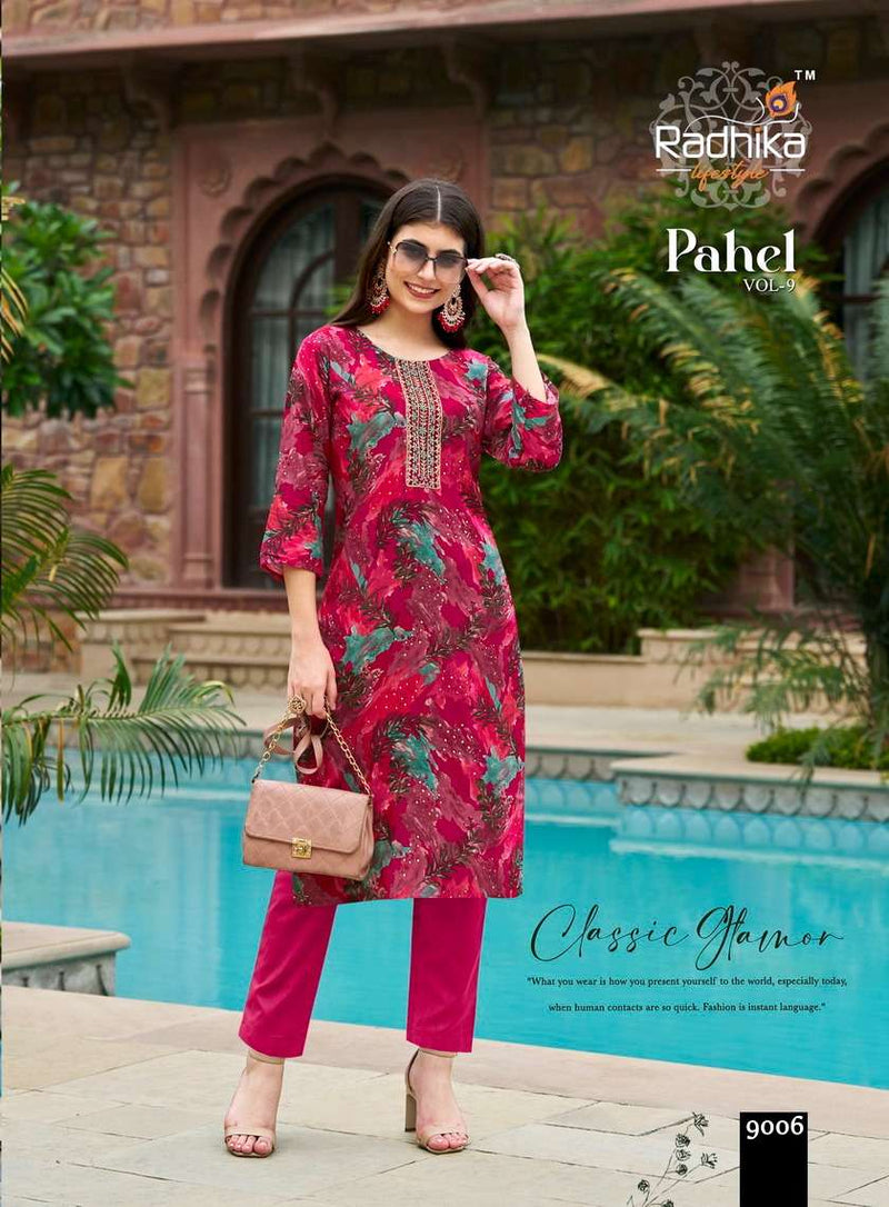 Radhika Lifestyle Pahel Vol 8 Rayon Print Daily Wear Kurti