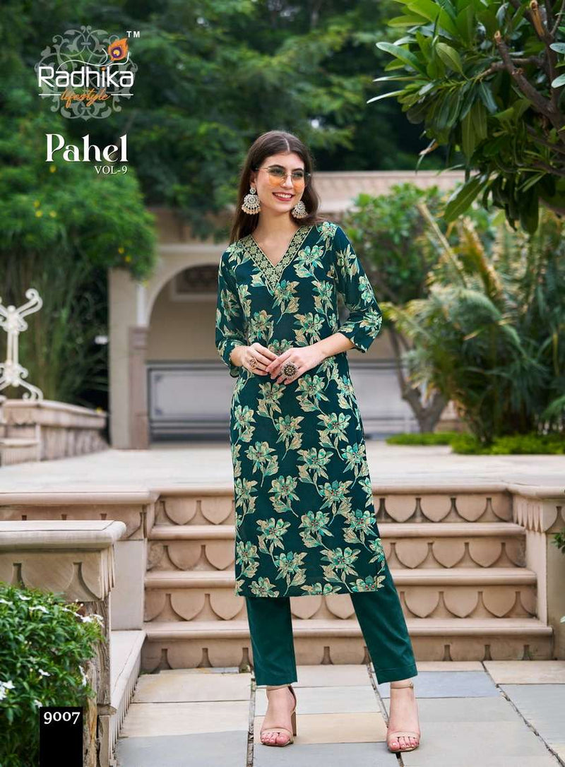 Radhika Lifestyle Pahel Vol 8 Rayon Print Daily Wear Kurti