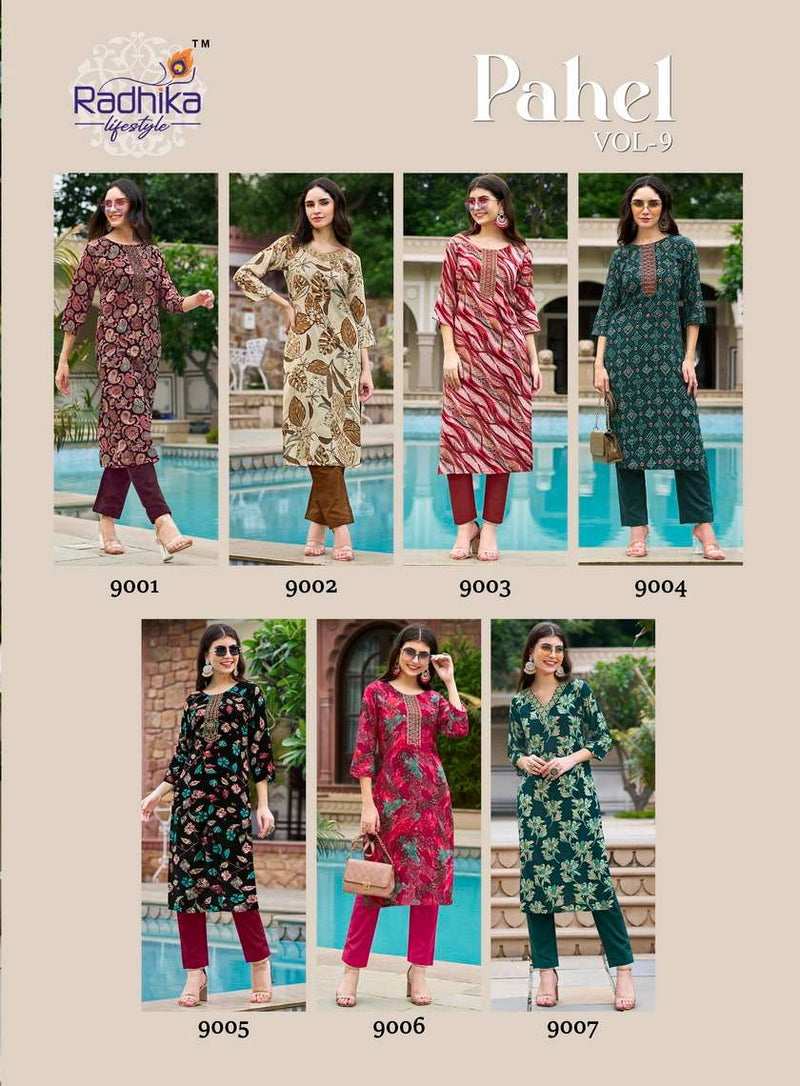 Radhika Lifestyle Pahel Vol 8 Rayon Print Daily Wear Kurti