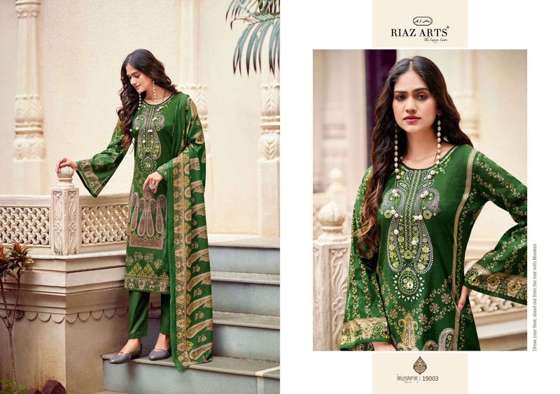 Riaz Arts Musafir Vol 14 Lawn Cotton Pakistani Embroidery Fancy Salwar Kameez