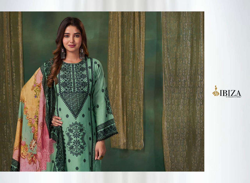 Riyasat Vol 2 By Ibiza Suit Digital Print With Handwork Pakistani Salwar Kameez Material