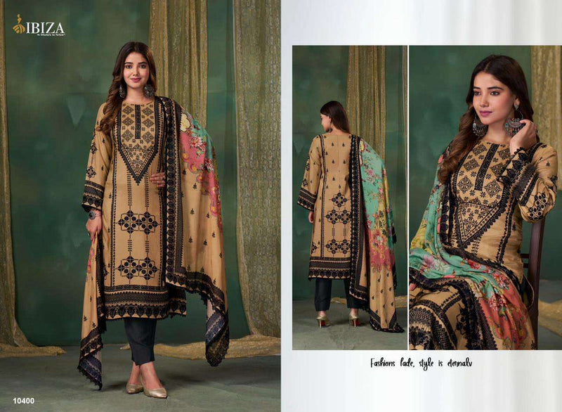 Riyasat Vol 2 By Ibiza Suit Digital Print With Handwork Pakistani Salwar Kameez Material