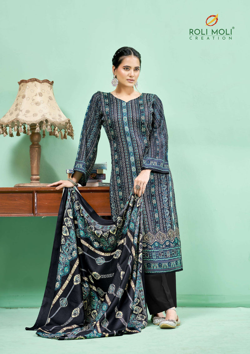 Roli Moli Creation Andaaz Pashmina Designer Salwar Suit