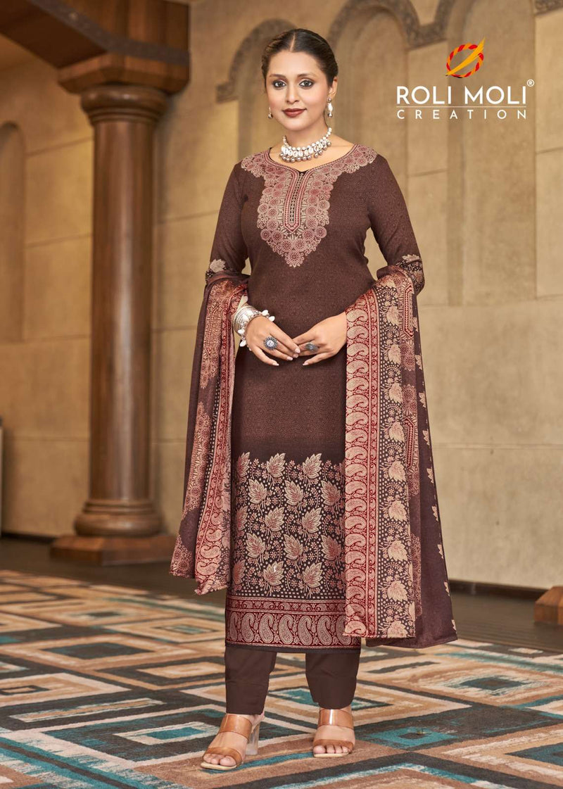 Roli Moli Creation Faiza Pashmina Designer Party Wear Suit