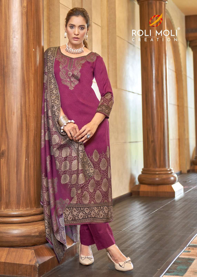 Roli Moli Creation Faiza Pashmina Designer Party Wear Suit