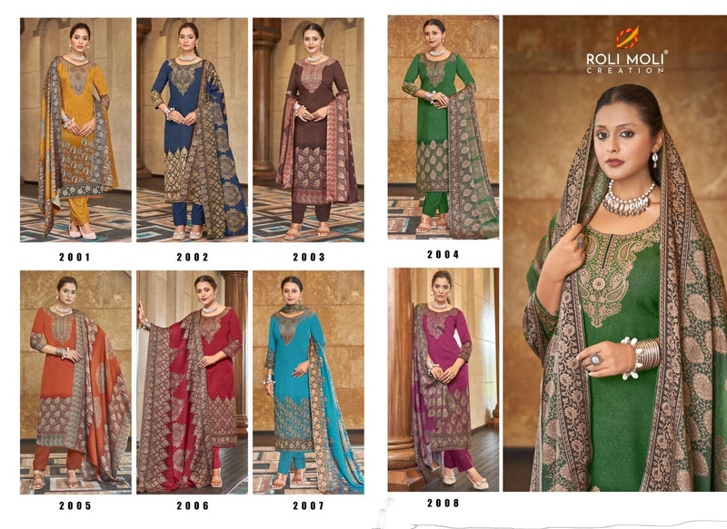 Roli Moli Creation Faiza Pashmina Designer Party Wear Suit