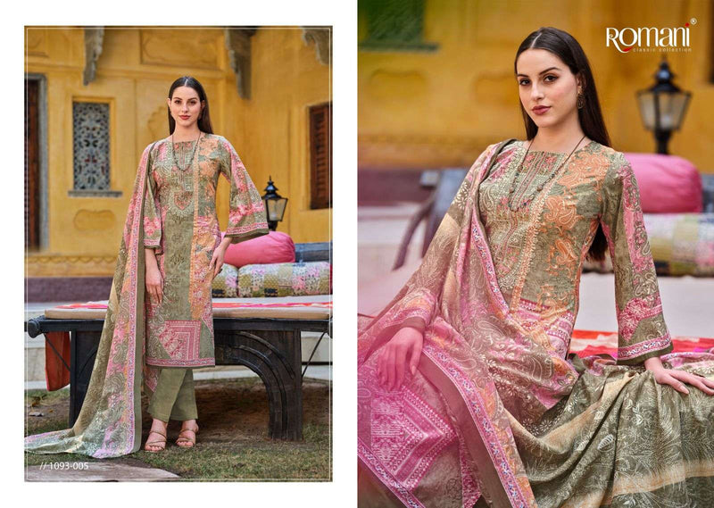 Romani Aarzu Vol 10 Pure Cotton Digital Print Embroidery Work Salwar Suit