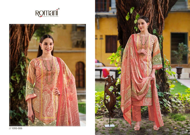 Romani Aarzu Vol 10 Pure Cotton Digital Print Embroidery Work Salwar Suit