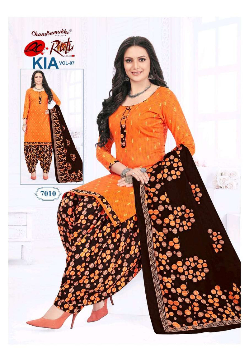 Rutu Creation Kia Vol 7 Cotton Daily Wear Salwar Suit