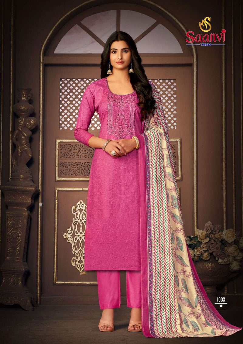 Saanvi Trends Simran Cotton Printed Fancy Bdaily Wear Salwar Suit