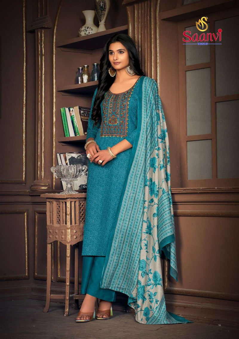 Saanvi Trends Simran Cotton Printed Fancy Bdaily Wear Salwar Suit