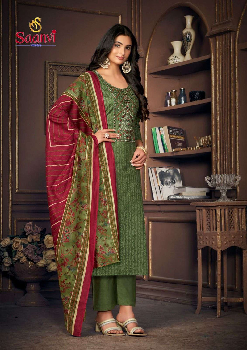 Saanvi Trends Simran Cotton Printed Fancy Bdaily Wear Salwar Suit