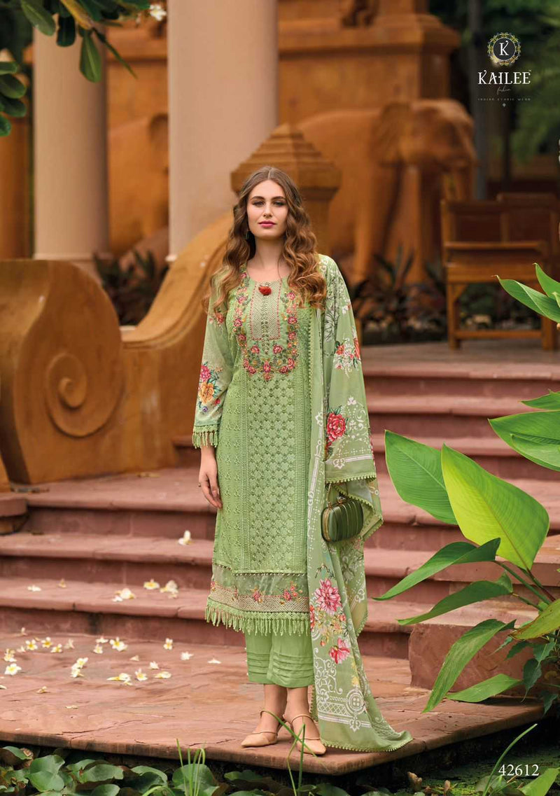 Kailee Fashion Safaranama Vol 4 Viscose Muslin Chikankari Work Pakistani Pret Kurti Collection