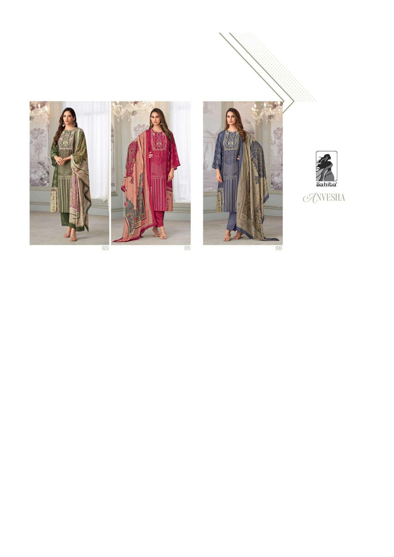 Sahiba Anvesha Muslin Silk Digital Print Designer Casual Wear Salwar Suit