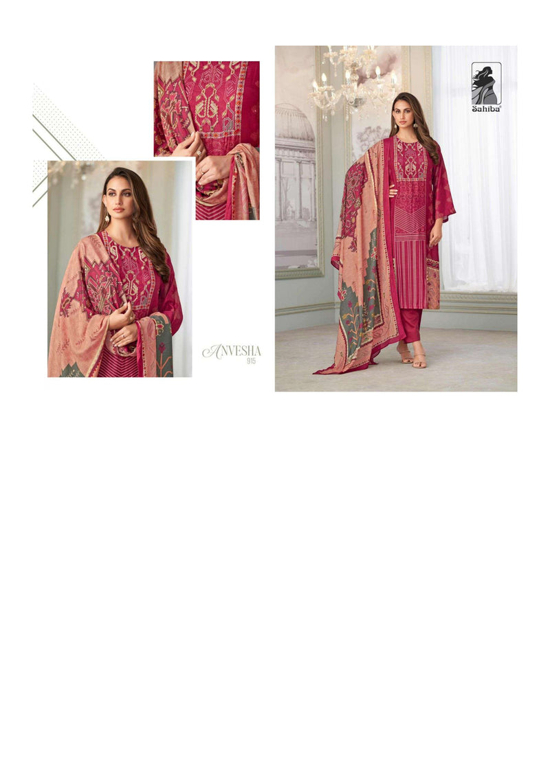 Sahiba Anvesha Muslin Silk Digital Print Designer Casual Wear Salwar Suit