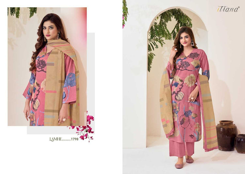 Itrana Lamhe Cotton Lawn Digital Print Heavy Designer Party Wear Suit