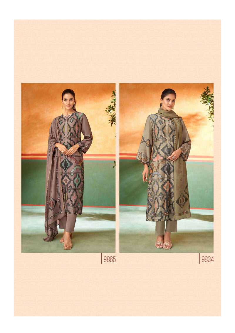 Sahiba Maysa Muslin Silk Digital Print Hand Work Salwar Suit