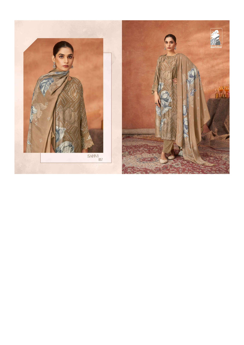 Sahiba Sanvi Muslin Silk Digital Print Fancy Salwar Suit