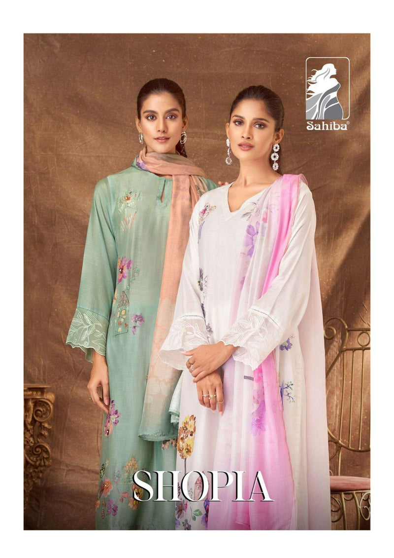 Sahiba Shopia Muslin Silk Digital Print Festiv Wear Salwar Suit