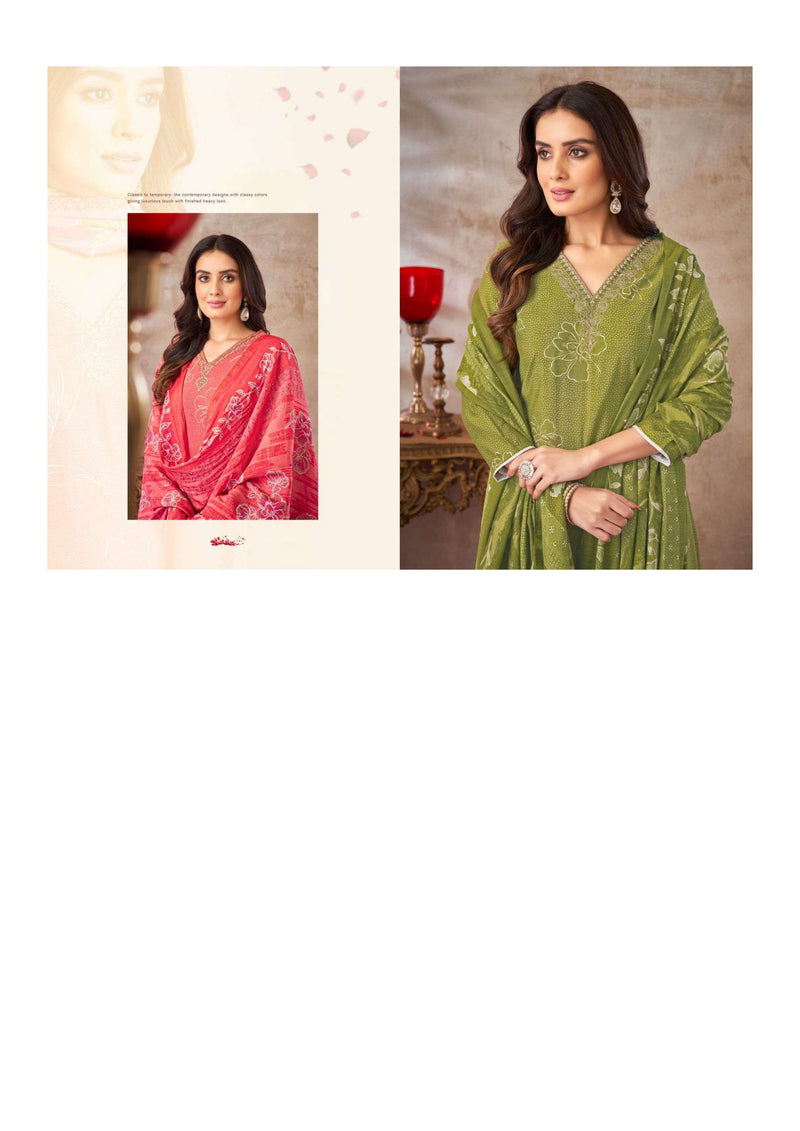 Supriya Fashion Selvina Silk Vol 11 Modal Silk Foil Print Fancy Salwar Kameez