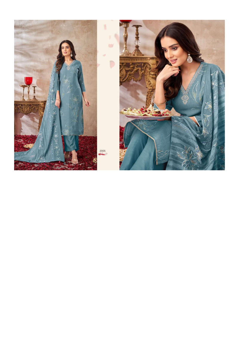 Supriya Fashion Selvina Silk Vol 11 Modal Silk Foil Print Fancy Salwar Kameez