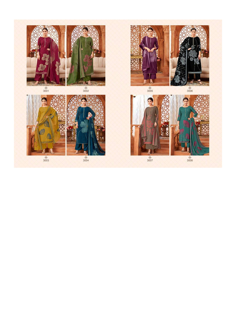 Salvi Fashion Shally Silk Vol 3 Modal Silk Discharge Foil Print Embroidery Work Salwar Suit