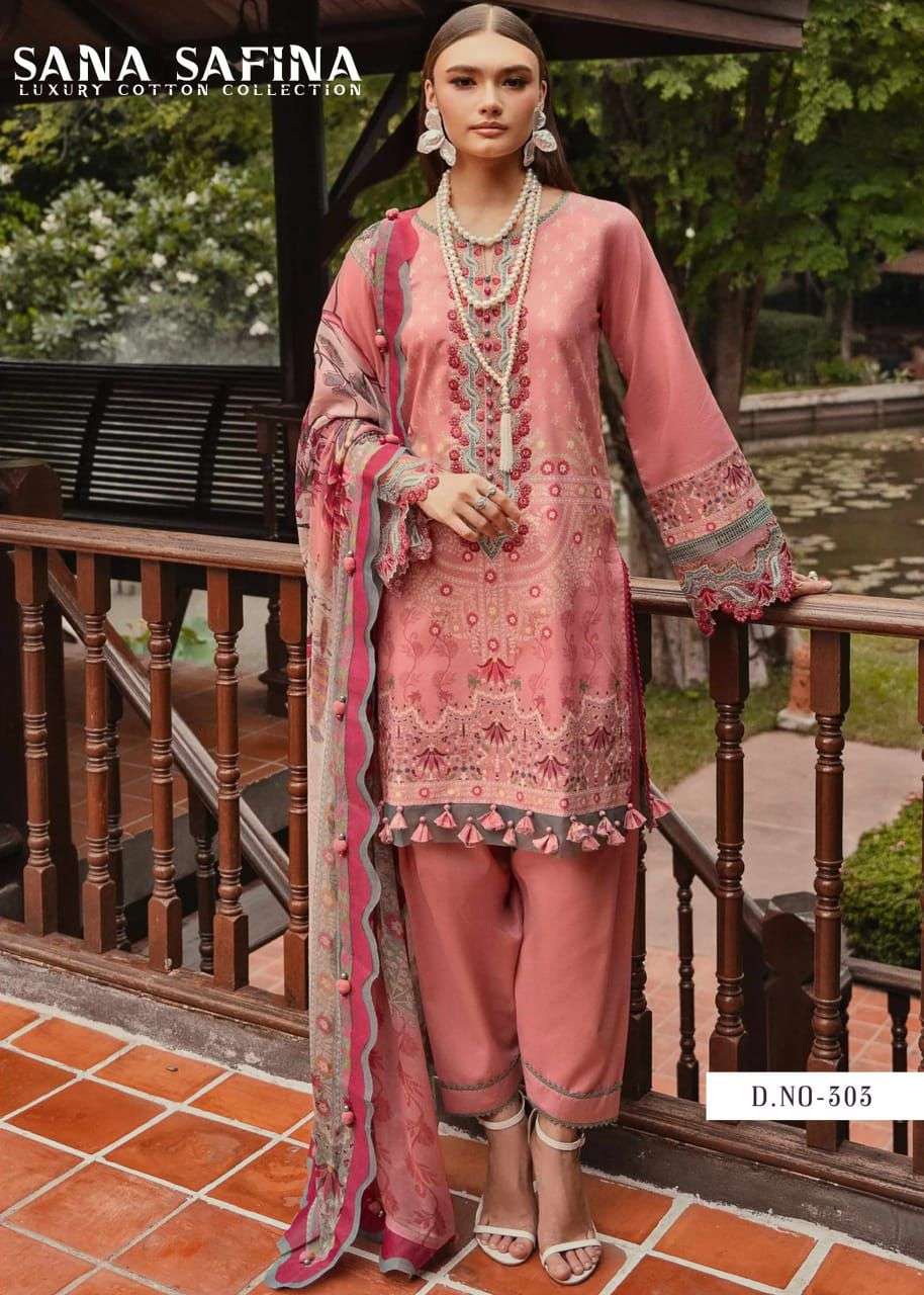 Sana Safina Luxury Cotton Collection Vol 3 Daily Wear Suit