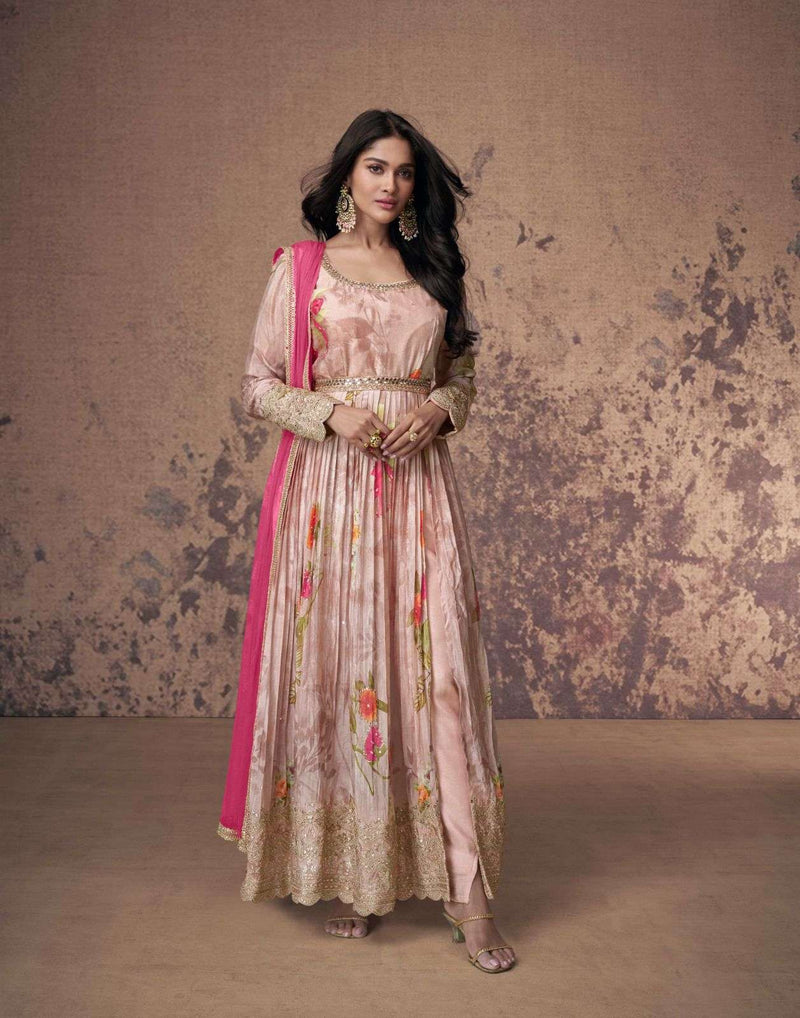 Sayuri Designer Anamika Georgette Embroidered Wedding Wear Dress Collection