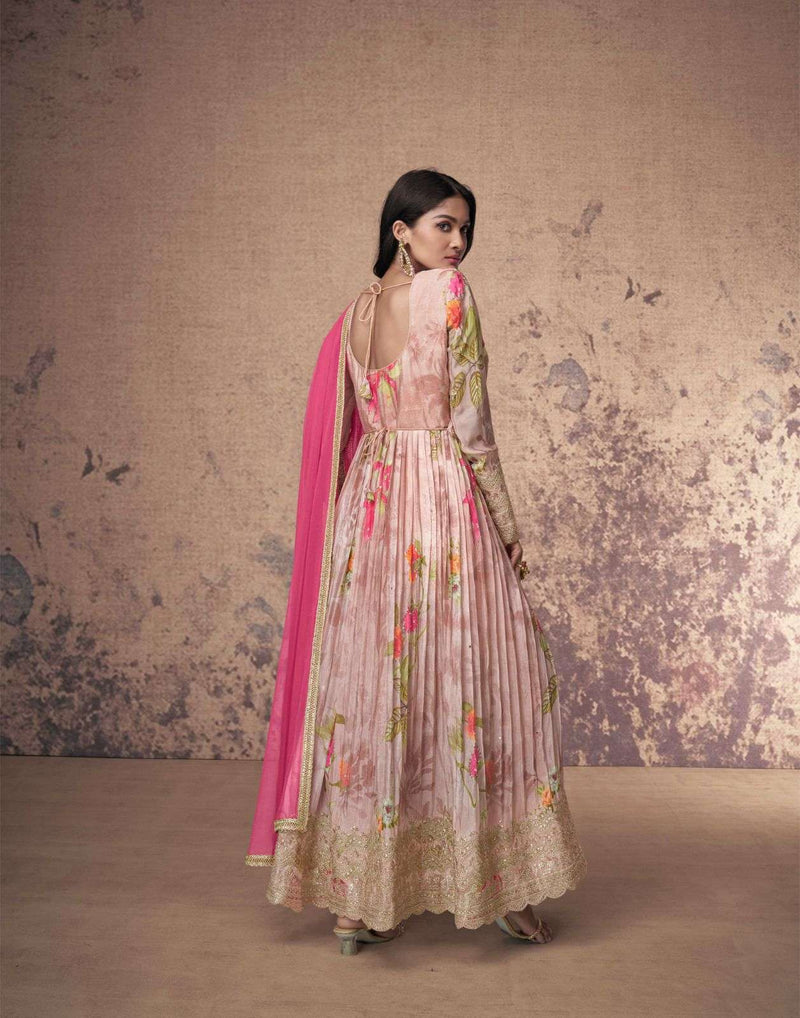 Sayuri Designer Anamika Georgette Embroidered Wedding Wear Dress Collection