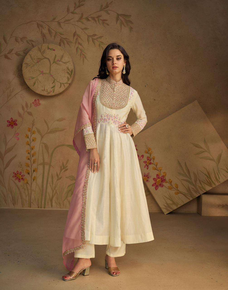 Sayuri Designer Ghazal Real Si̇lk Designer Party Wear Suit