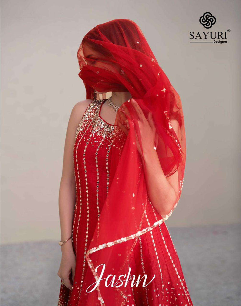 Sayuri Designer Jashn Silk Heavy Designer Wedding Wear Suit Collection