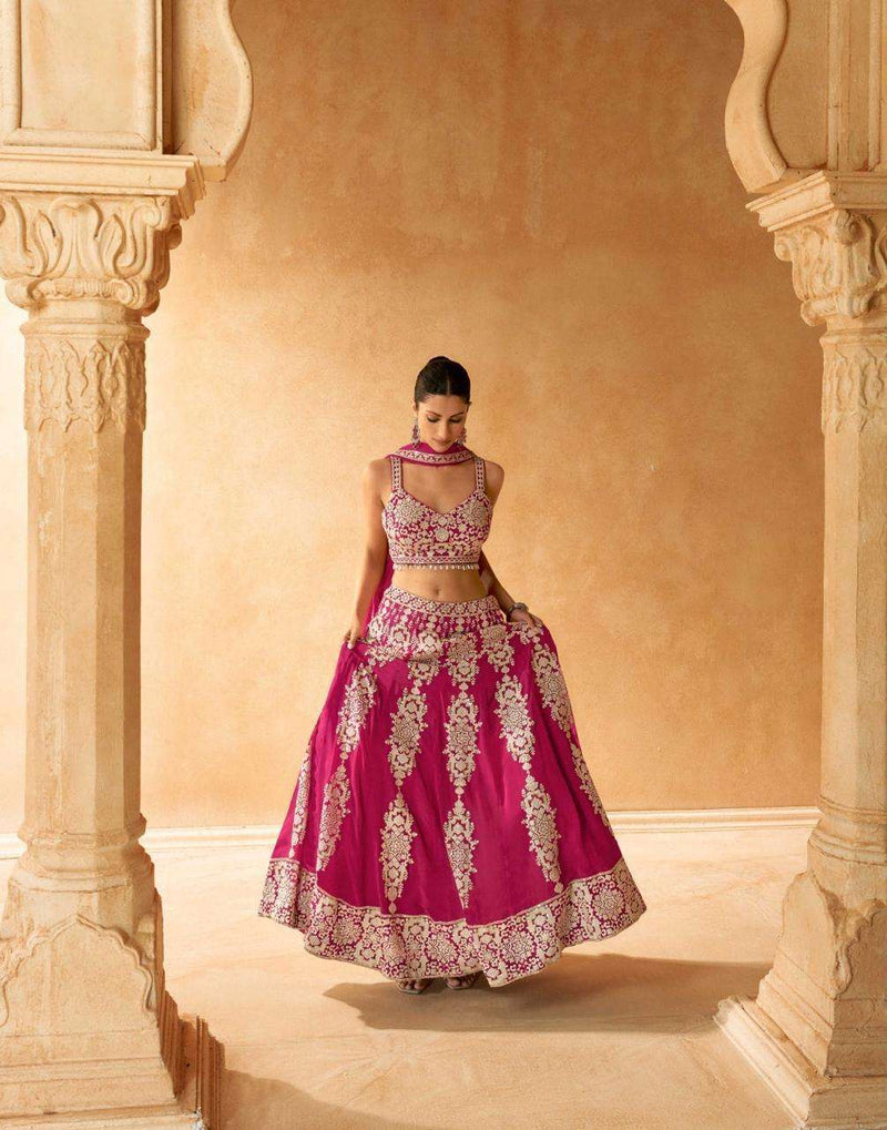 Sayuri Designer Nazakat Georgette Embroidered Designer Wedding Wear Lehenga Collection