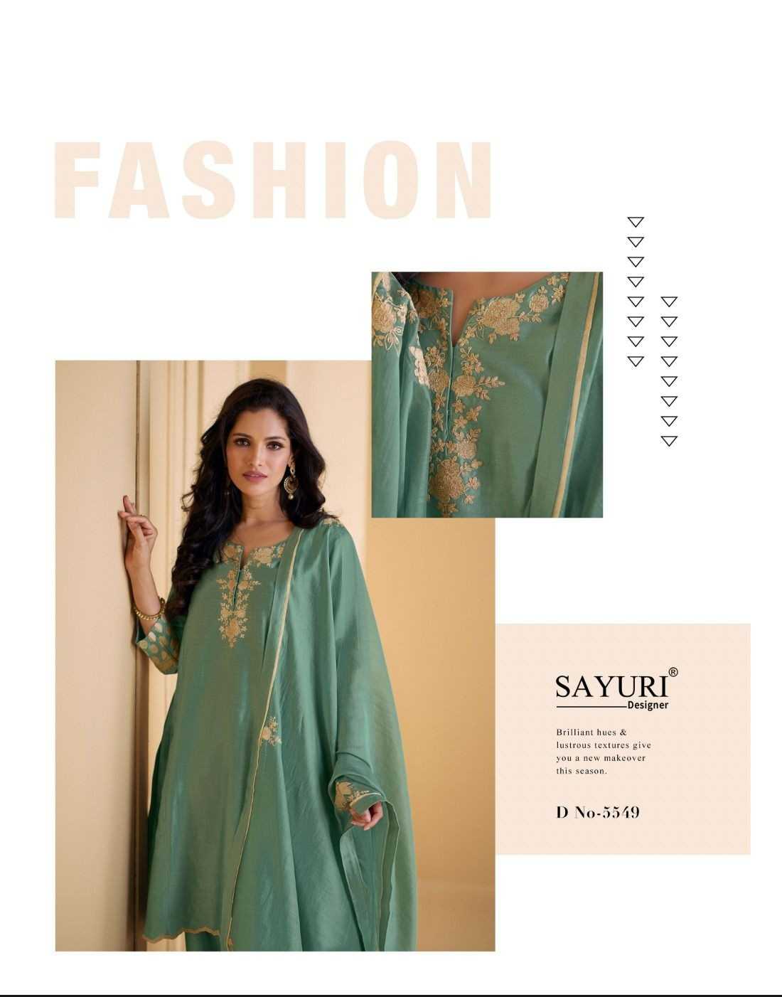 Sayuri Designer Suhani Si̇lk Festival Wear Kurti Bottom Organza Dupatta Set