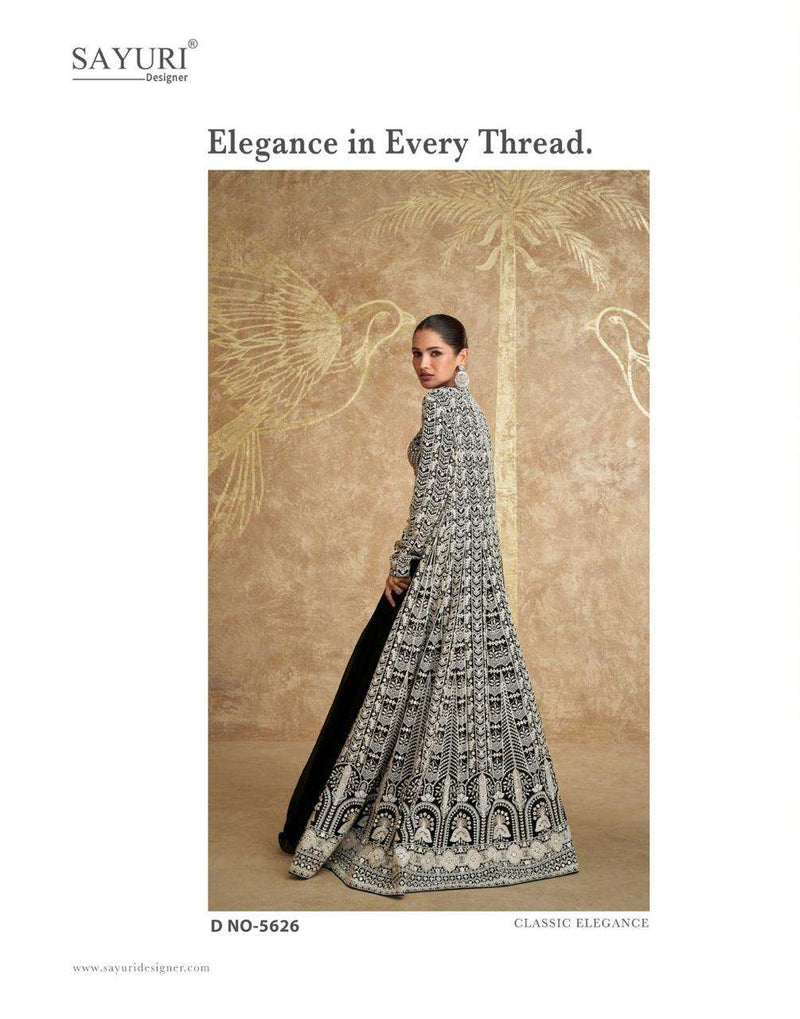 Sayuri Designer Zoya Georgette Embroidered Wedding Wear Dress Collection