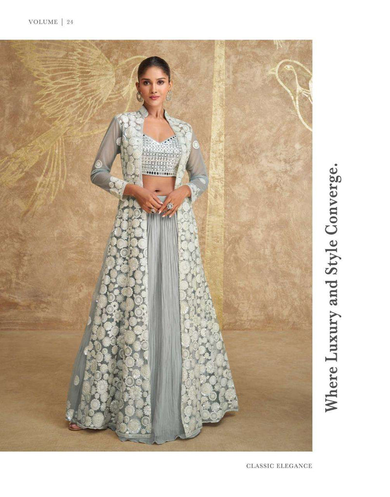 Sayuri Designer Zoya Georgette Embroidered Wedding Wear Dress Collection